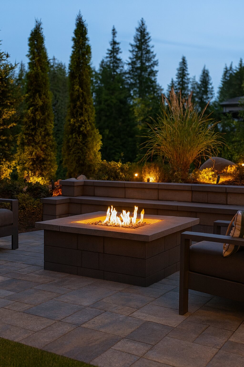 Fire pit patio