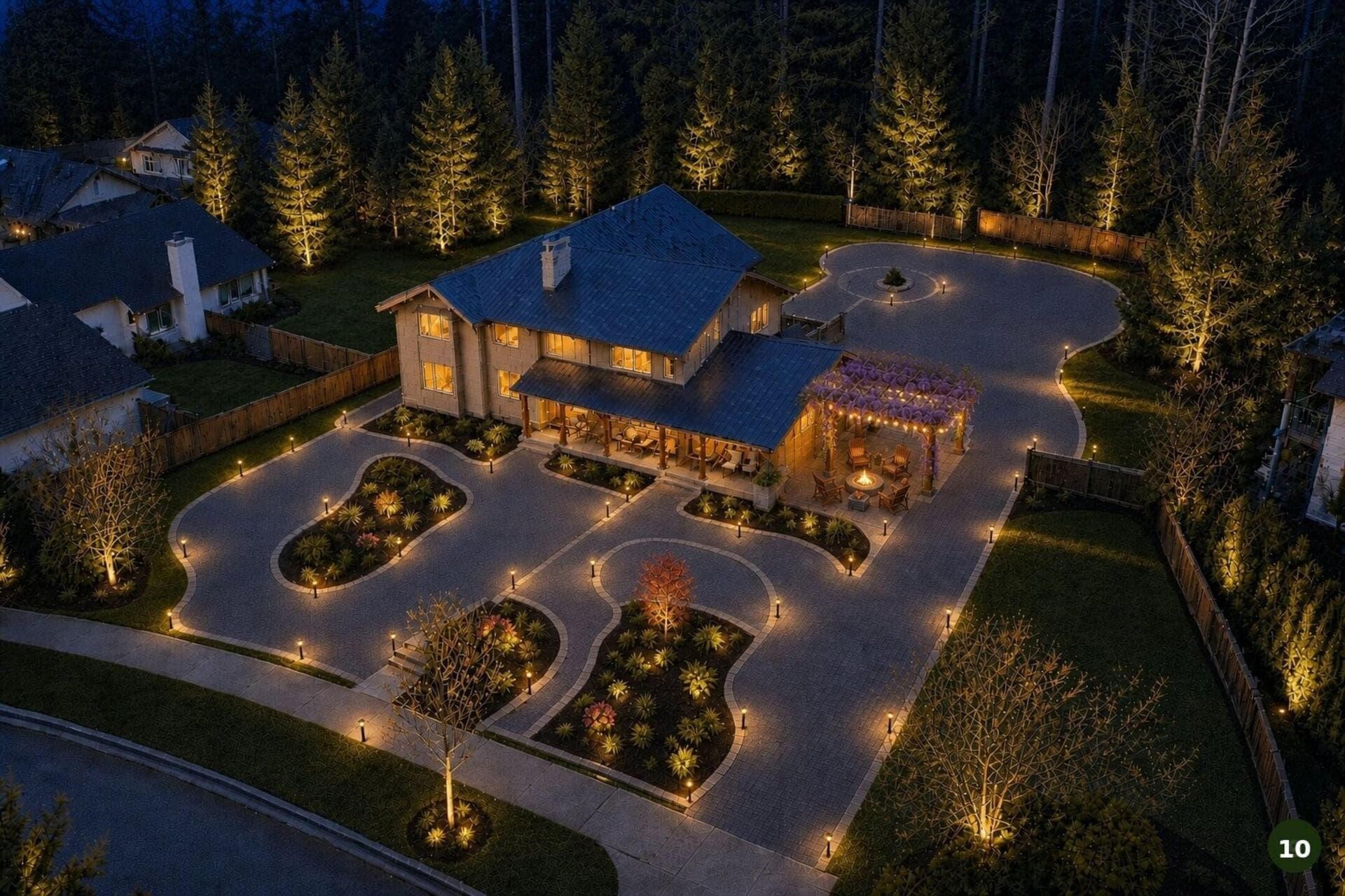 Twilight backyard build