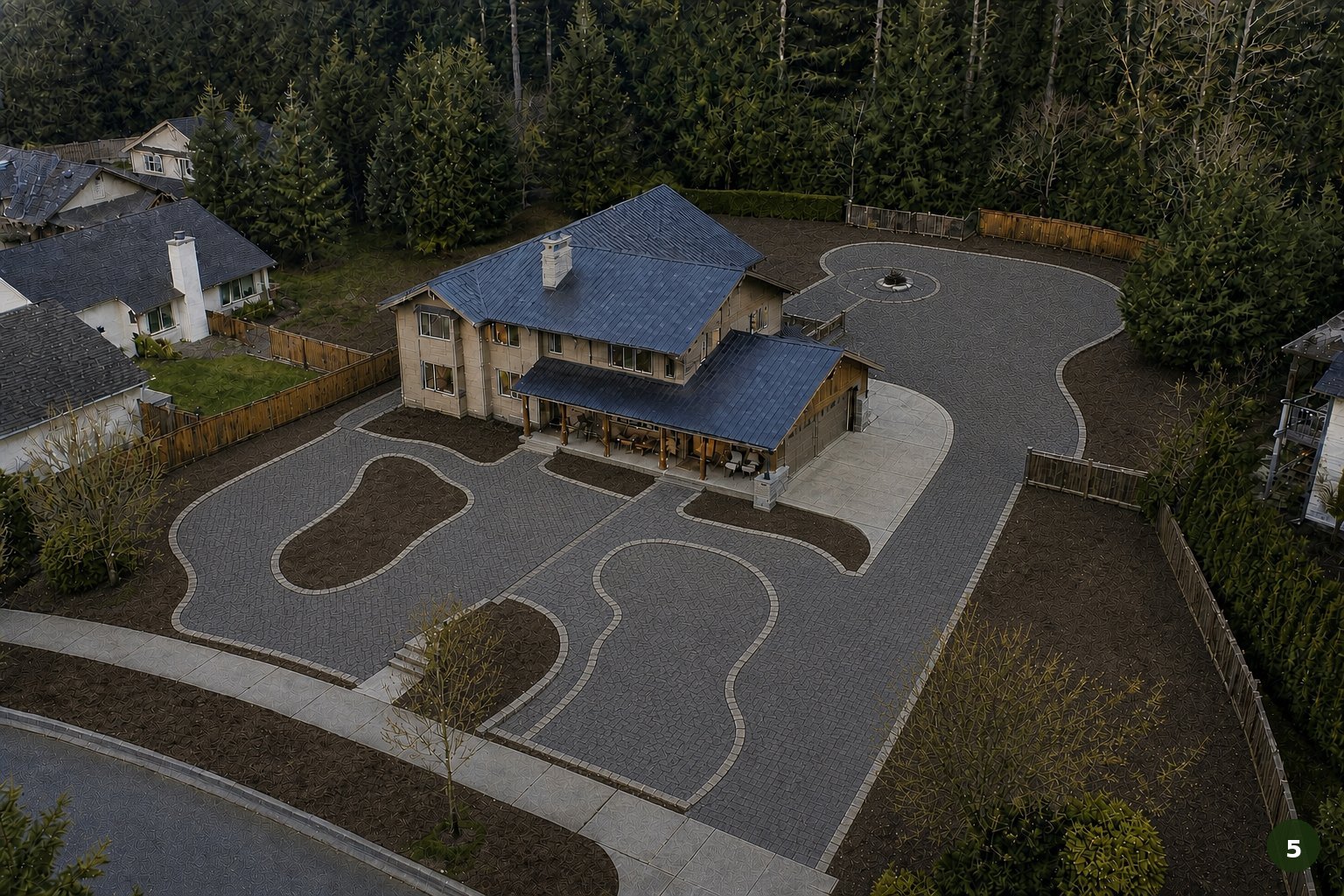 All pavers down